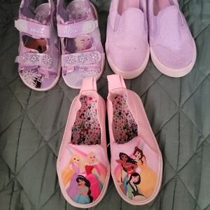 Disney Princess Kids Shoes Set - Purple and Pink